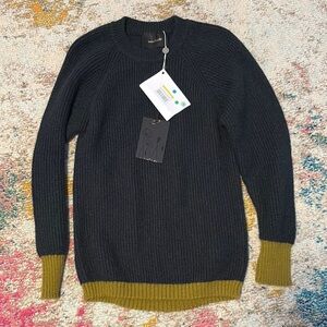 Wu Side  Dark Knit Sweater